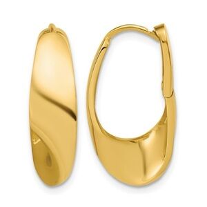 Elegant Gold Hoop Earrings